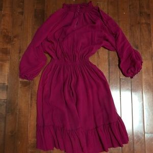 Pretty ax silk dress